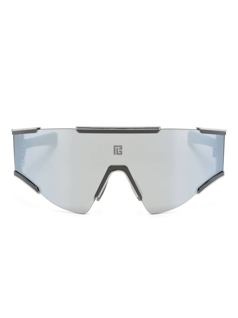 Balmain Eyewear Fletche shield-frame sunglasses - Silver von Balmain Eyewear