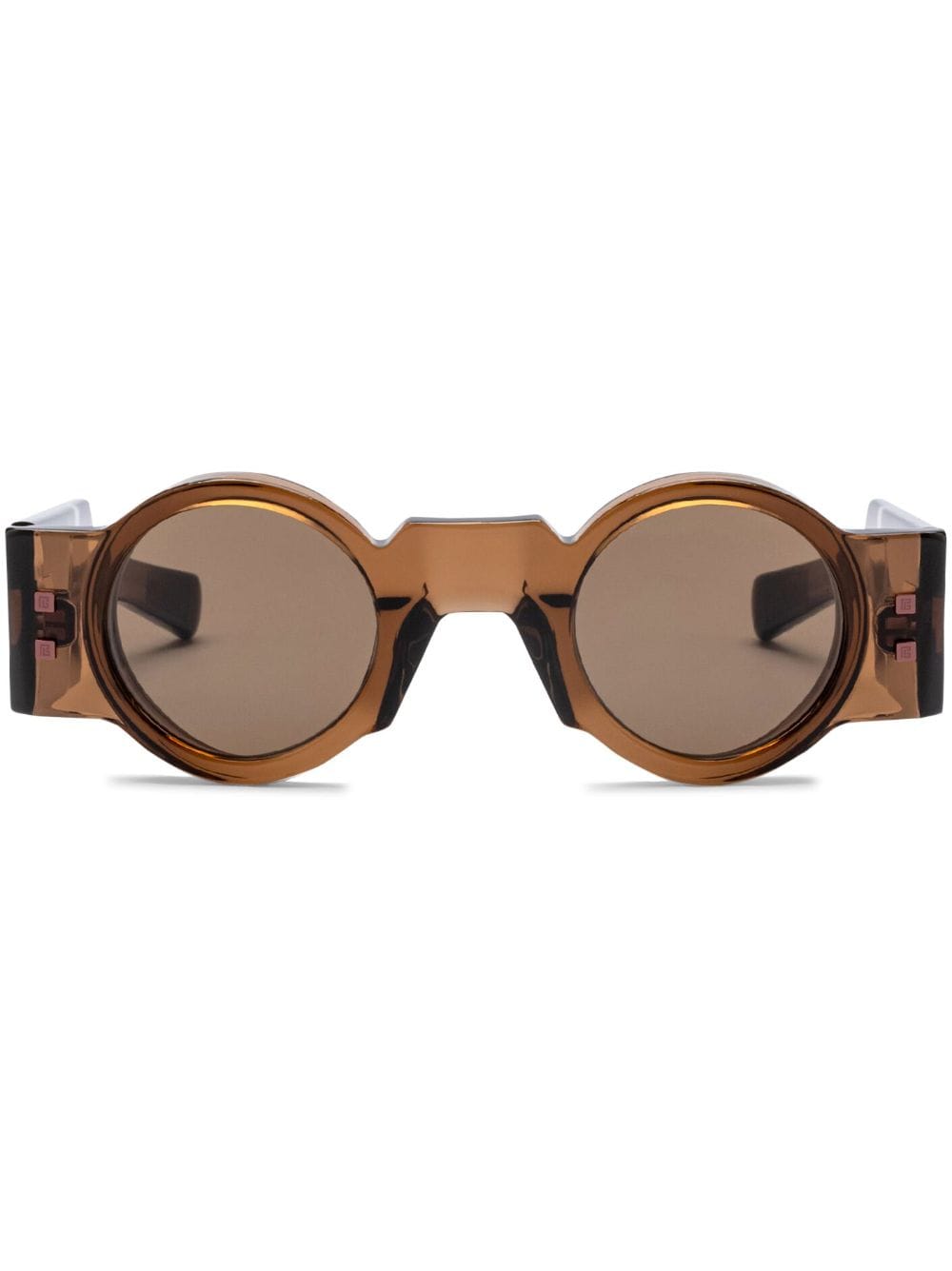 Balmain Eyewear Olivier round-frame sunglasses - Brown von Balmain Eyewear