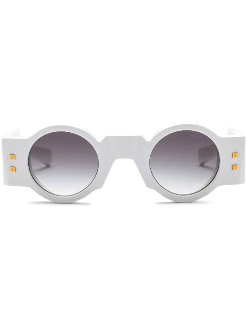 Balmain Eyewear Olivier round-frame sunglasses - White von Balmain Eyewear