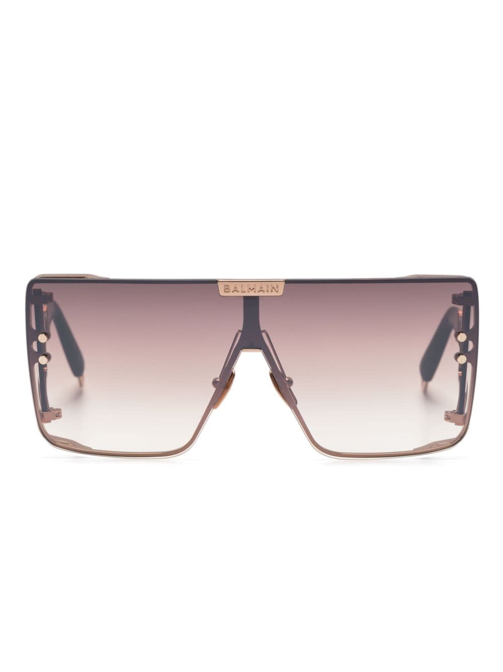 Balmain Eyewear Wonder Boy oversize-frame gradient sunglasses - Brown von Balmain Eyewear