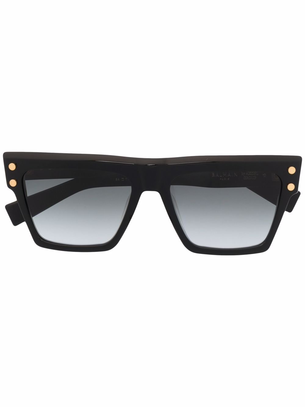 Balmain Eyewear gradient square-frame sunglasses - Black von Balmain Eyewear