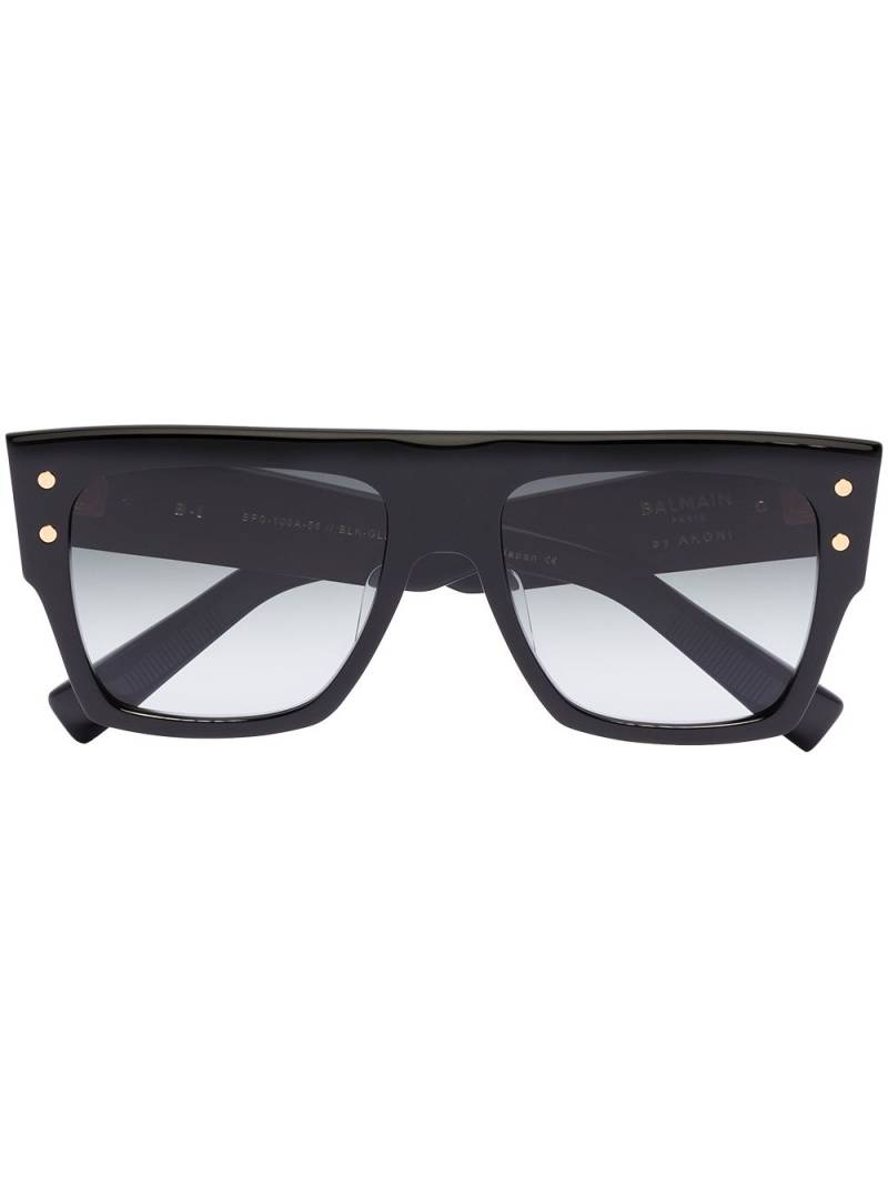 Balmain Eyewear oversized square-frame sunglasses - Black von Balmain Eyewear