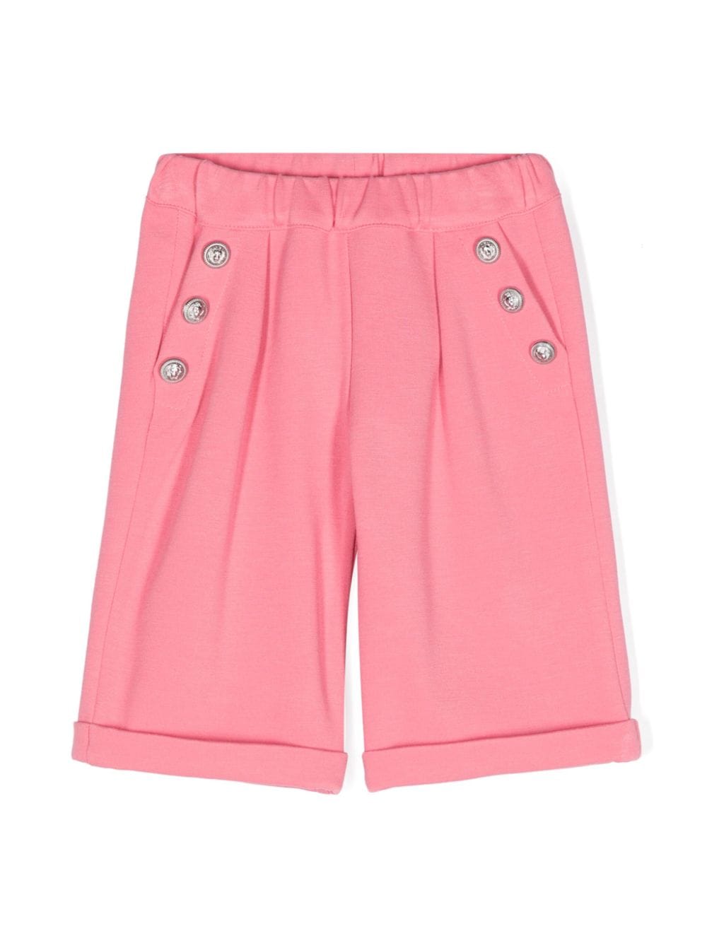 Balmain Kids Coin-engraved straight trousers - Pink von Balmain Kids