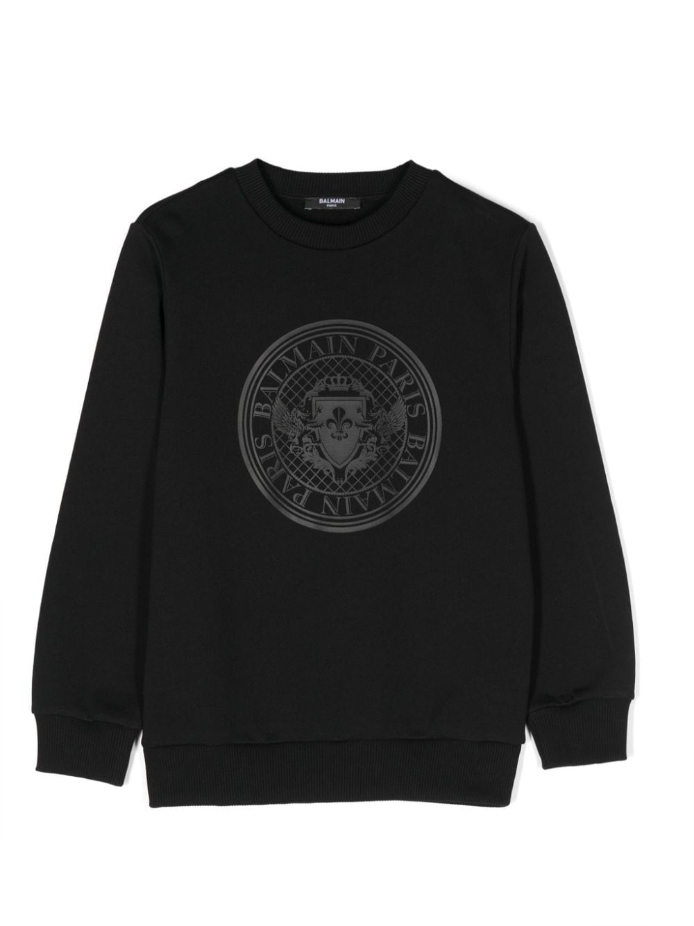 Balmain Kids Coin-print sweatshirt - Black von Balmain Kids