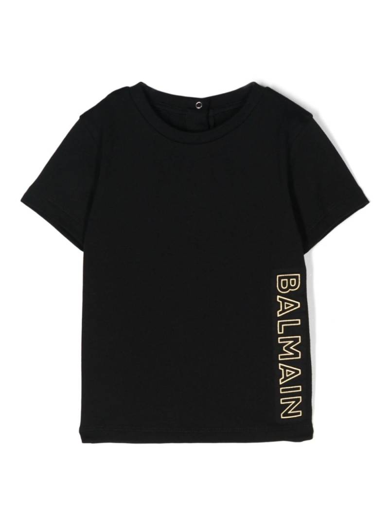 Balmain Kids Logo-embossed T-shirt - Black von Balmain Kids