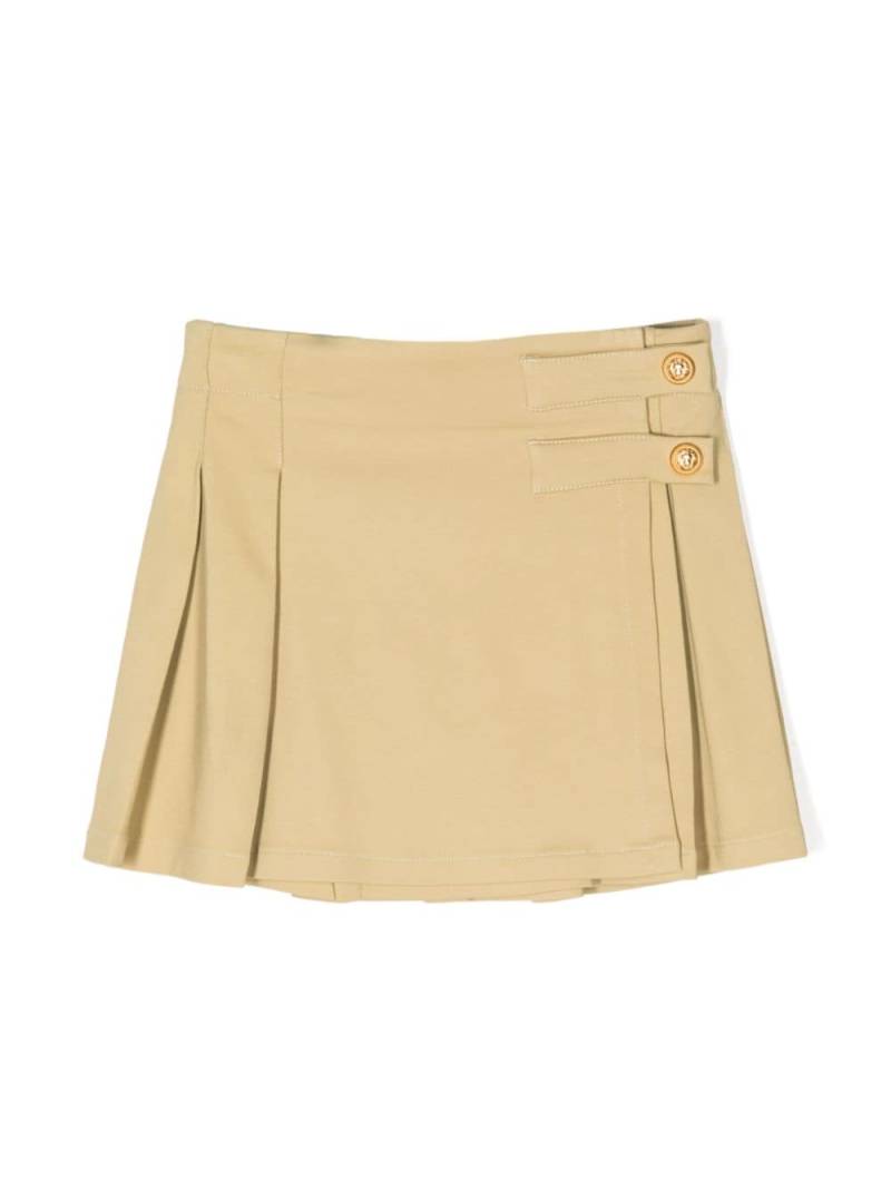 Balmain Kids buttoned pleated skirt - Brown von Balmain Kids