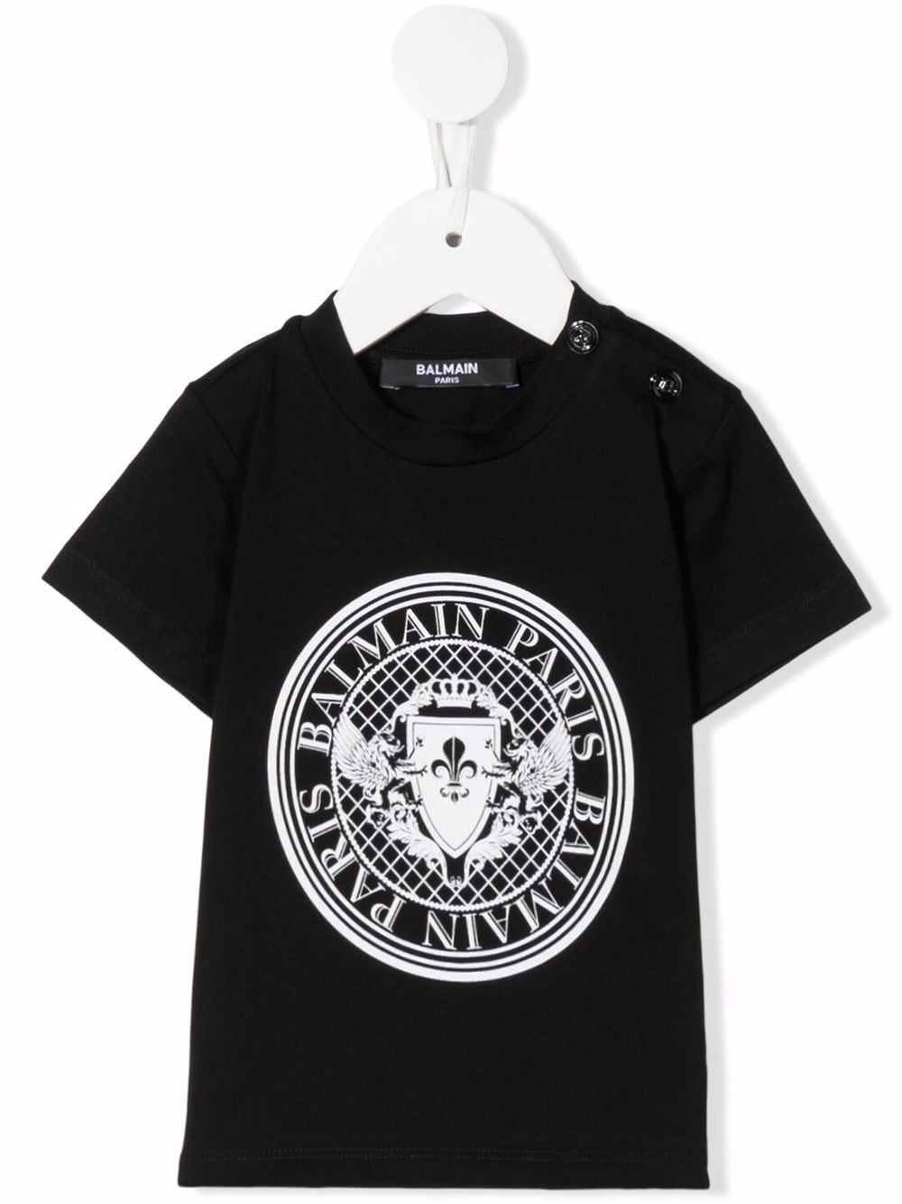 Balmain Kids chest-logo T-shirt - Black von Balmain Kids