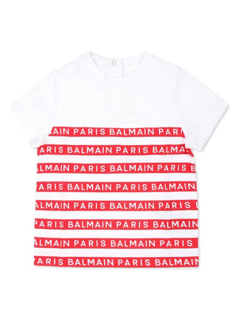 Balmain Kids cotton t-shirt - White von Balmain Kids