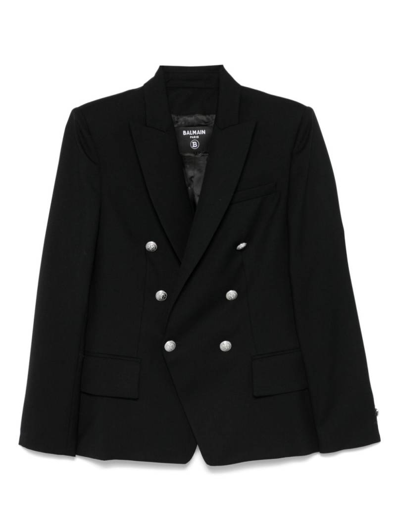 Balmain Kids double-breasted blazer - Black von Balmain Kids