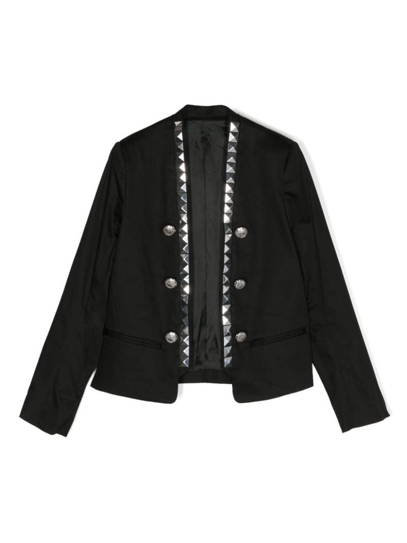 Balmain Kids embellished double-breasted blazer - Black von Balmain Kids