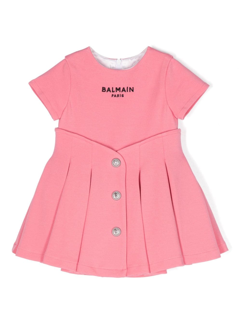 Balmain Kids embroidered-logo dress set - Pink von Balmain Kids