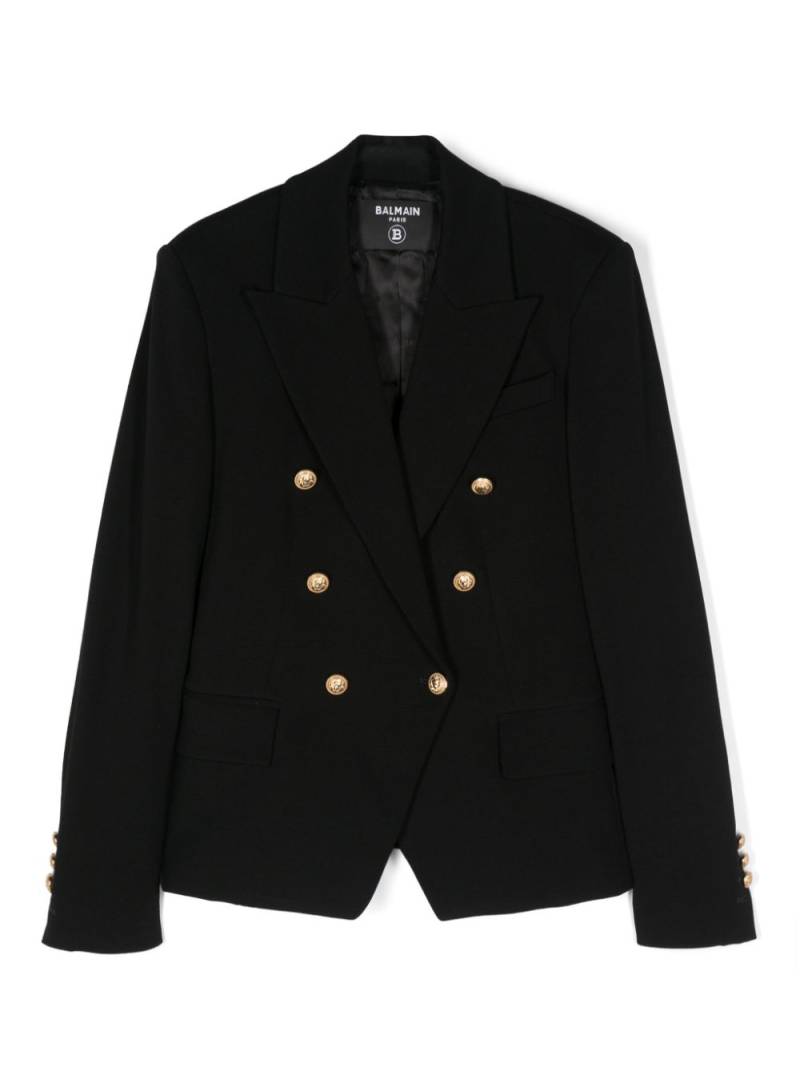 Balmain Kids jersey blazer - Black von Balmain Kids