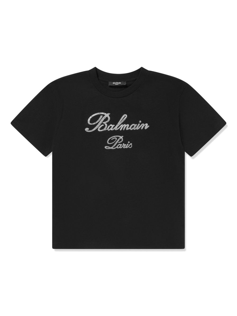 Balmain Kids logo-embellished cotton T-shirt - Black von Balmain Kids