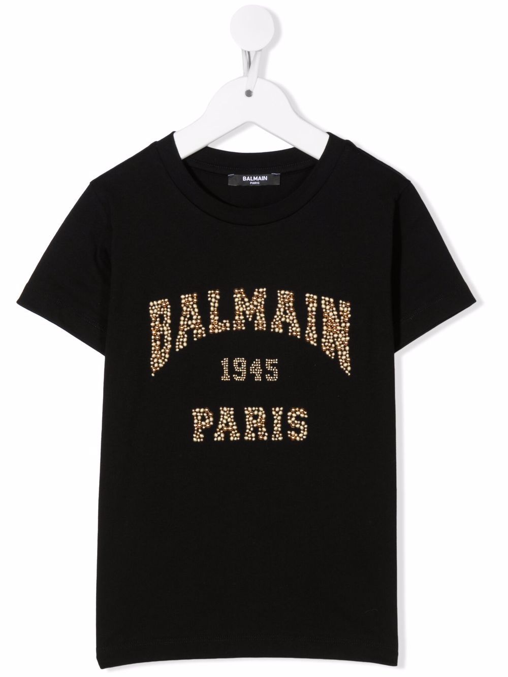 Balmain Kids logo-embellished cotton T-shirt - Black von Balmain Kids