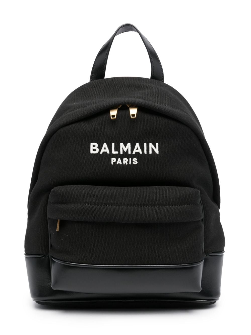 Balmain Kids logo-embroidered backpack - Black von Balmain Kids