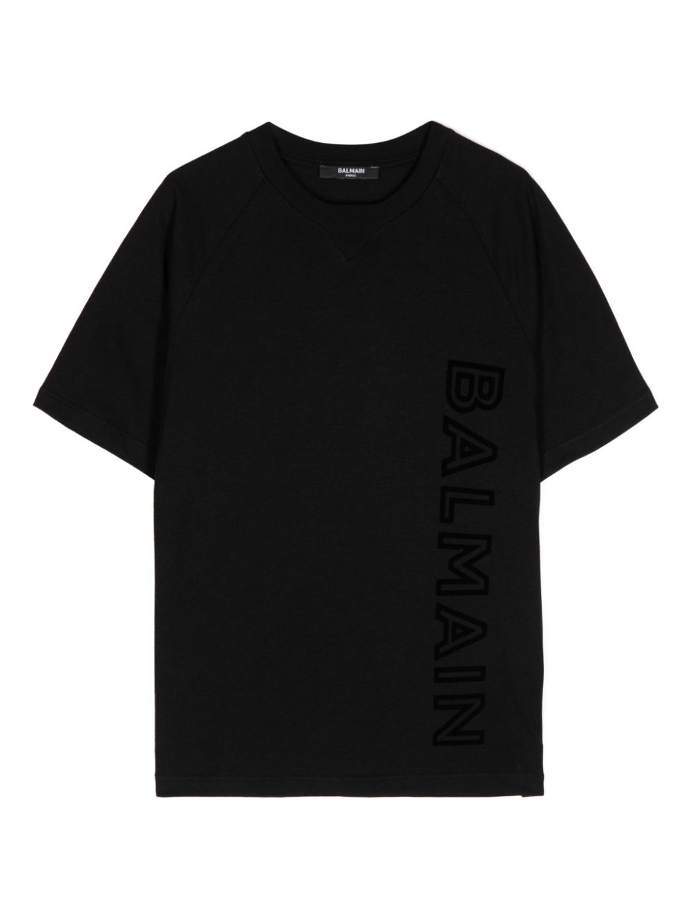 Balmain Kids logo-patch T-shirt - Black von Balmain Kids