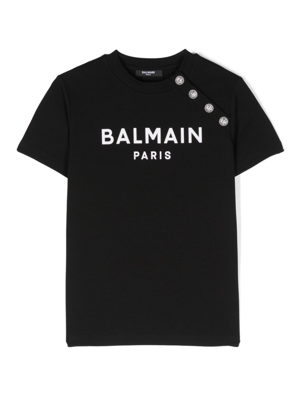 Balmain Kids logo-print T-shirt - Black von Balmain Kids