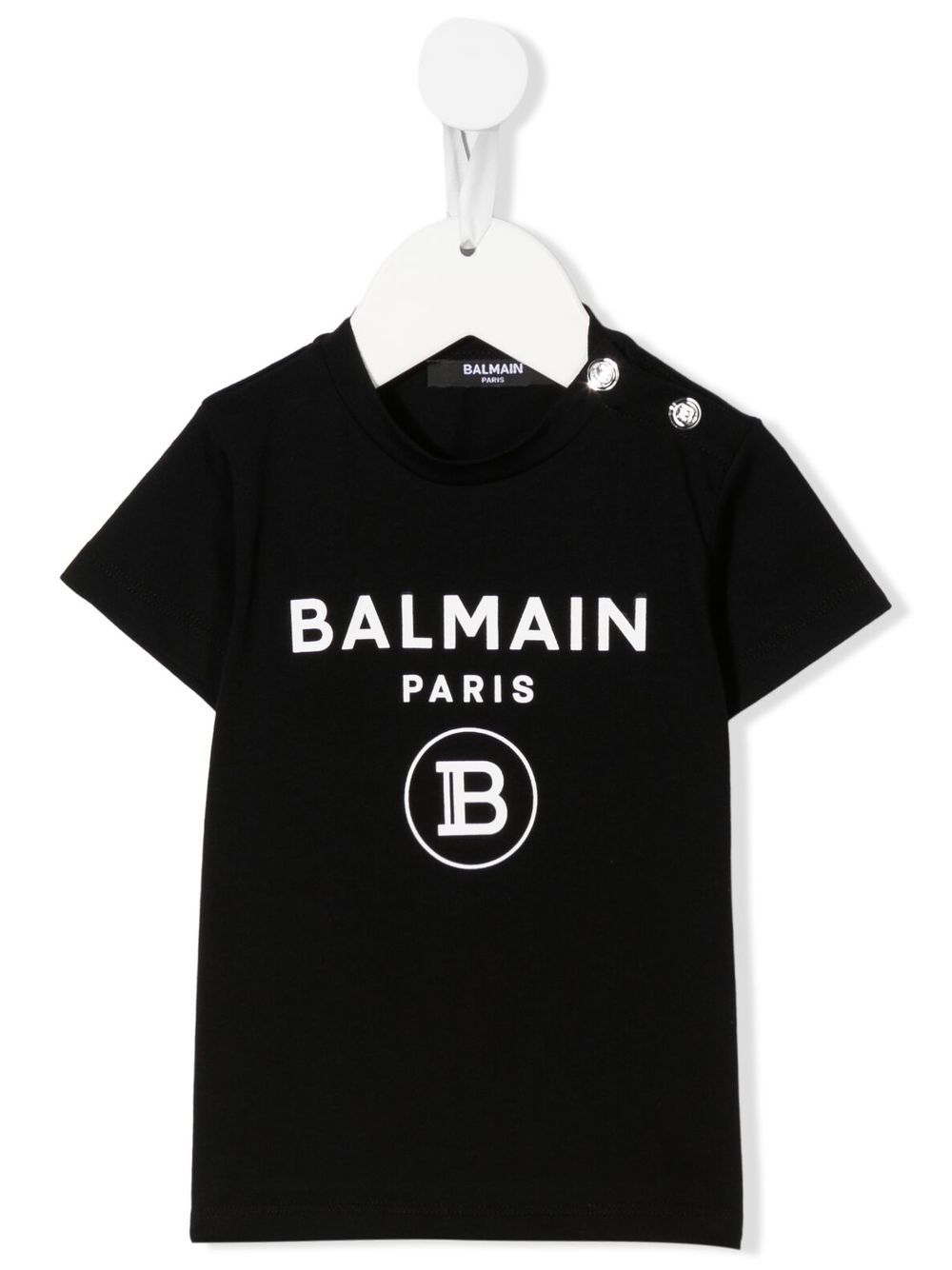 Balmain Kids logo-print T-shirt - Black von Balmain Kids