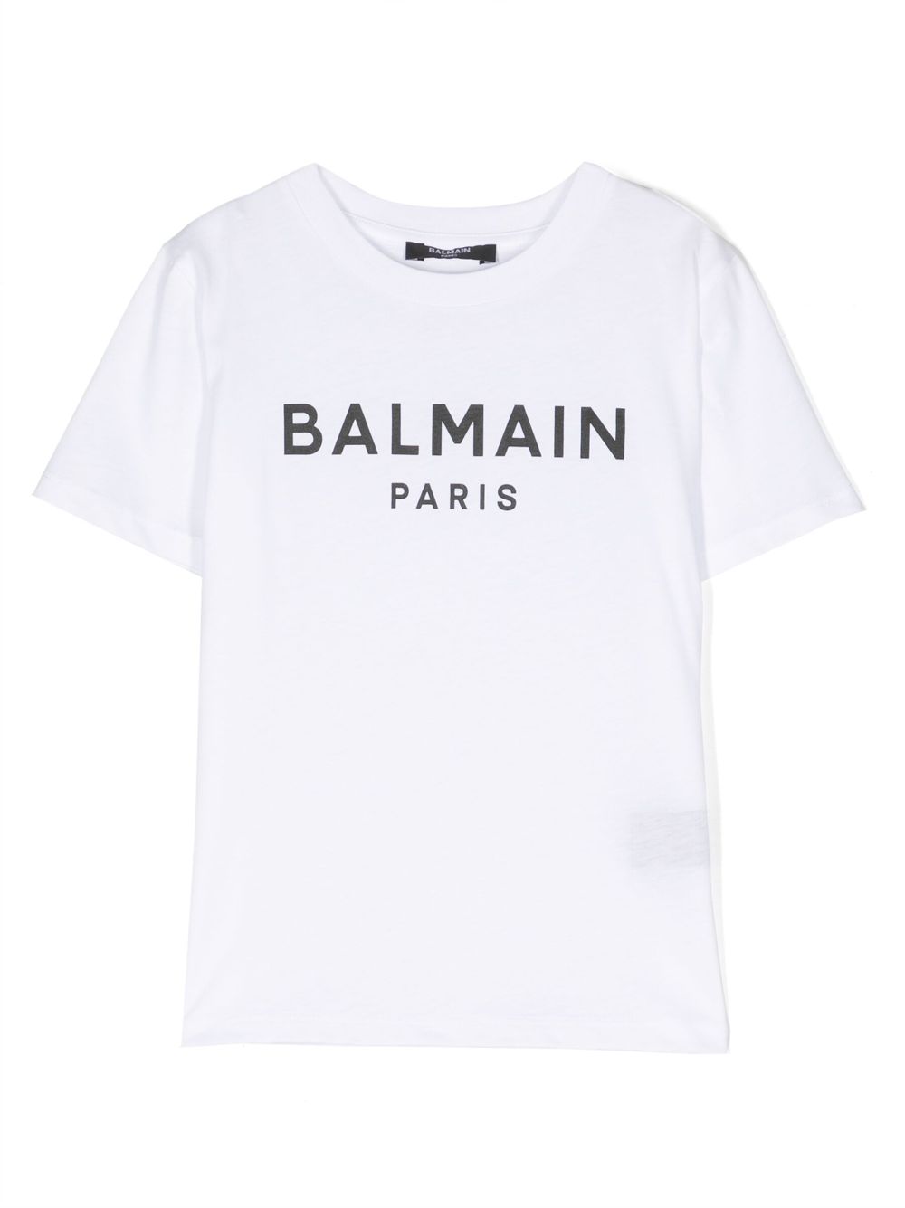 Balmain Kids logo-print cotton T-shirt - White von Balmain Kids