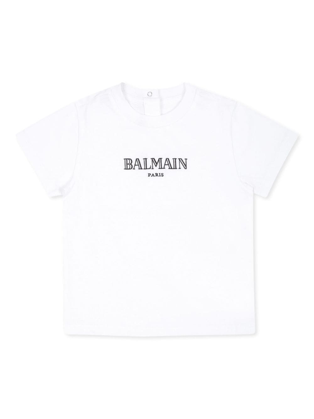 Balmain Kids logo-print cotton T-shirt - White von Balmain Kids