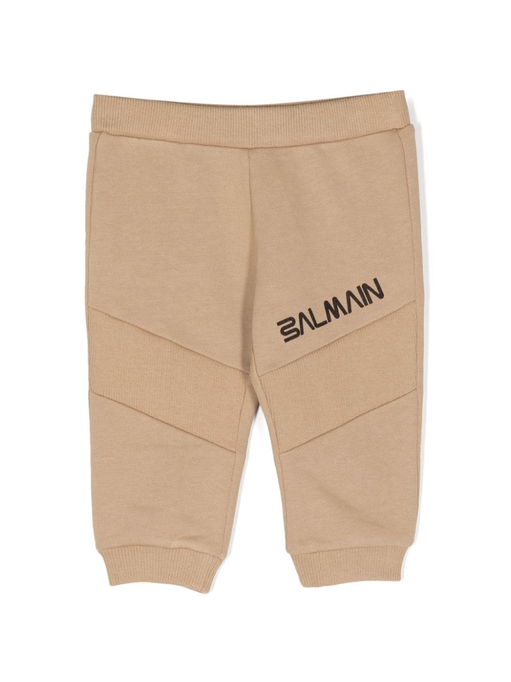 Balmain Kids logo-print cotton track pants - Brown von Balmain Kids