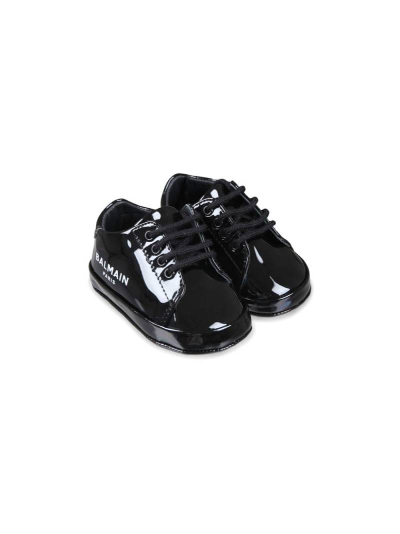 Balmain Kids logo-print sneakers - Black von Balmain Kids