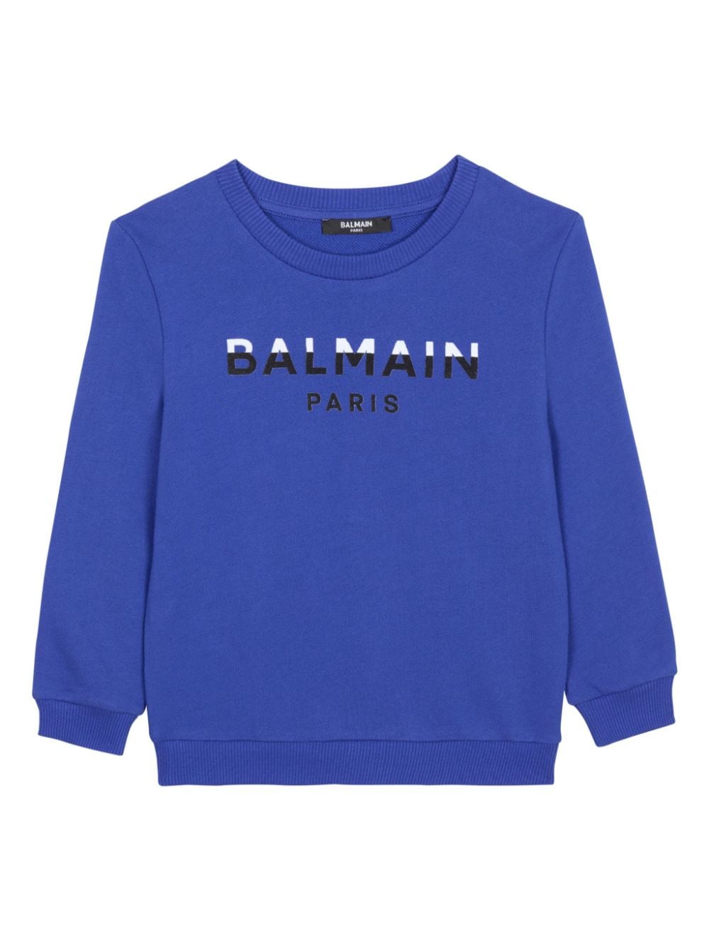 Balmain Kids logo-print sweatshirt - Blue von Balmain Kids