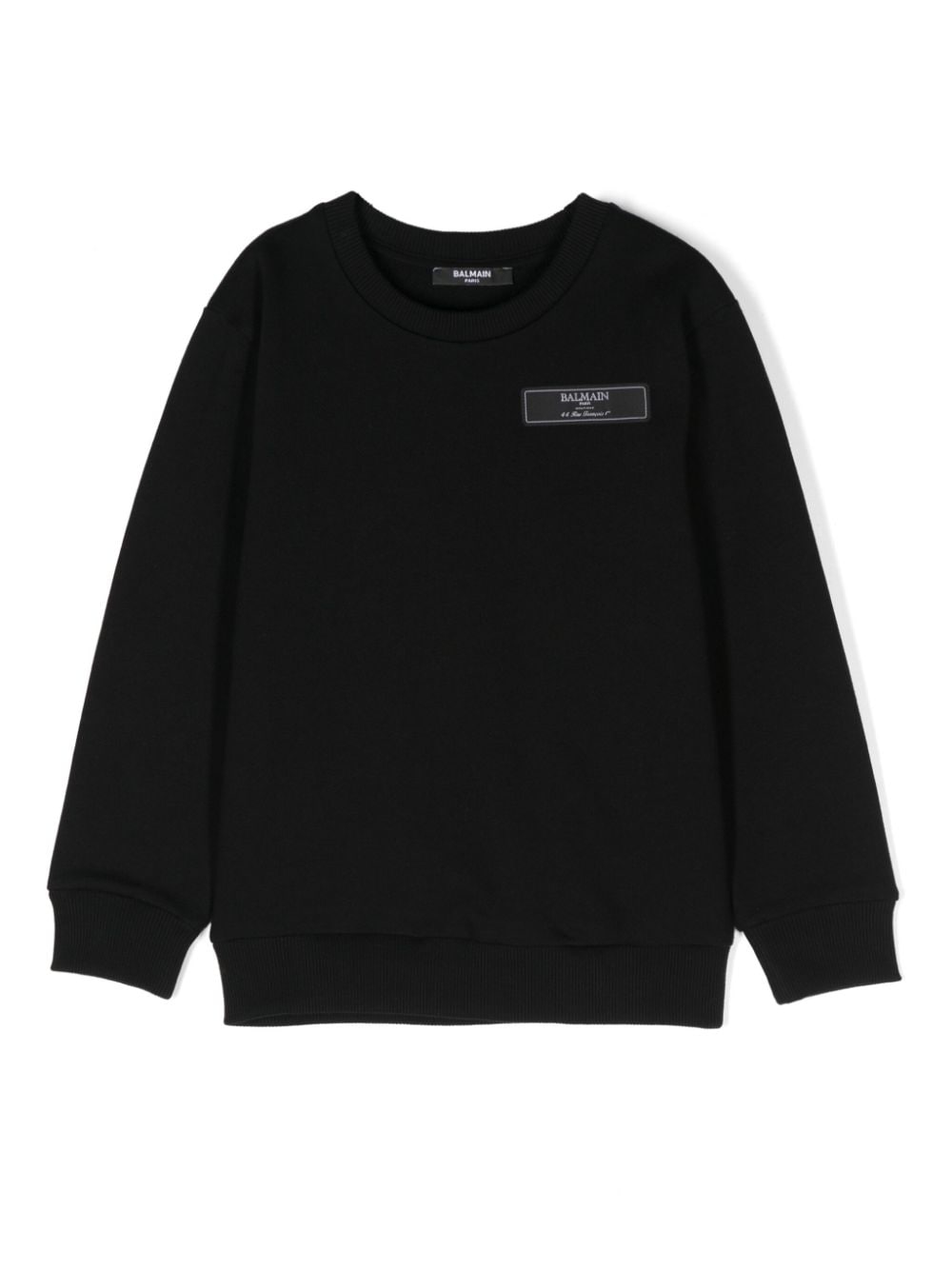 Balmain Kids logo-tag sweatshirt - Black von Balmain Kids