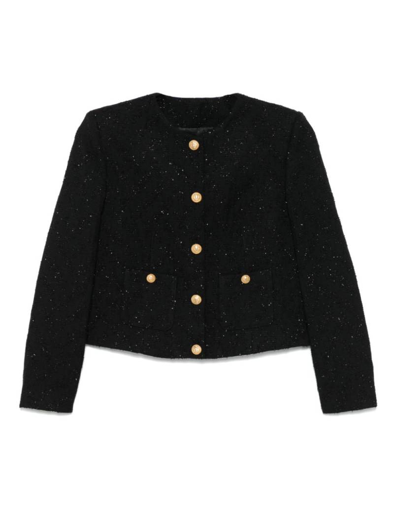 Balmain Kids lurex jacket - Black von Balmain Kids