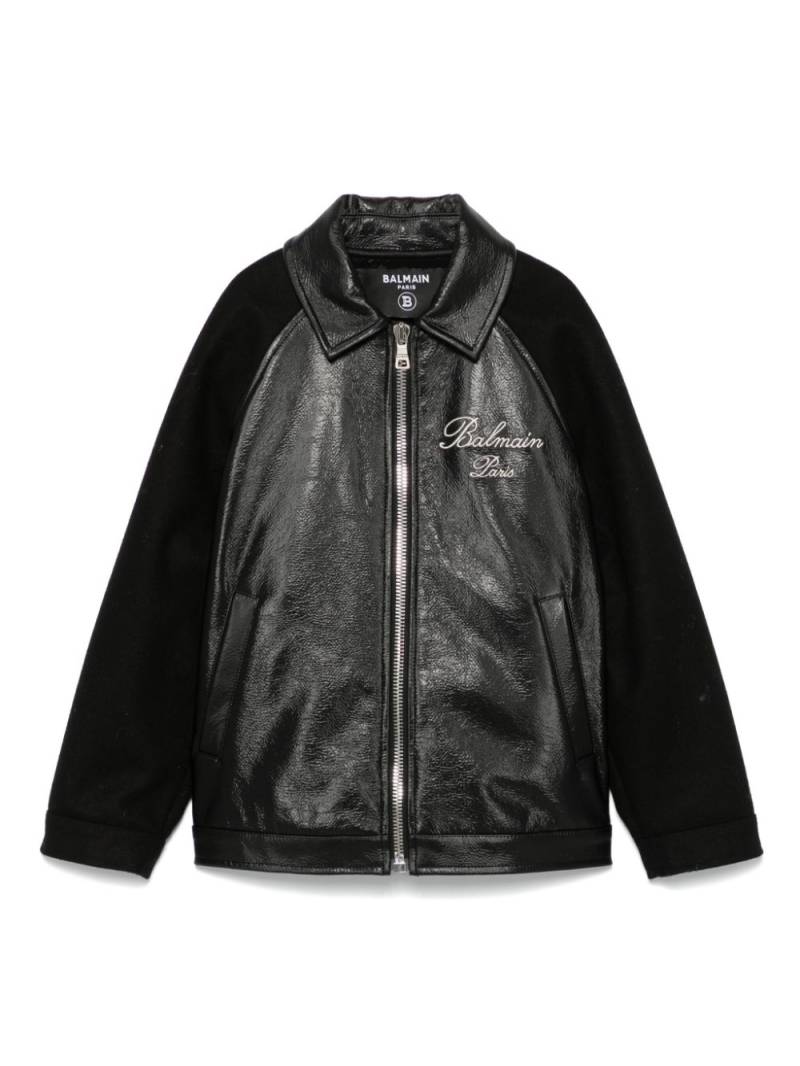 Balmain Kids panelled jacket - Black von Balmain Kids