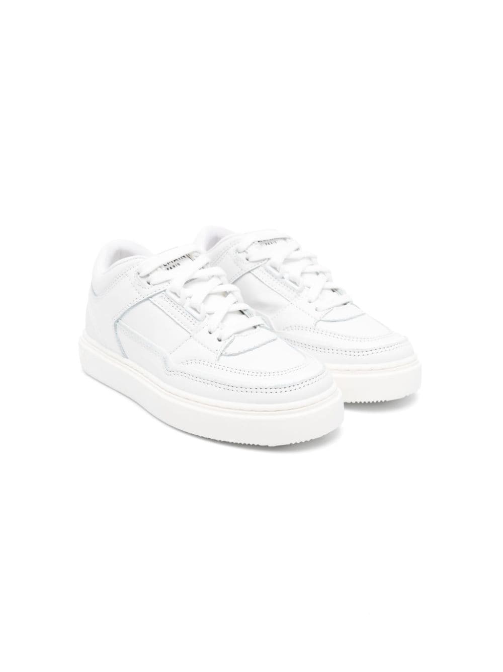 Balmain Kids B-Court mid-top sneakers - White von Balmain Kids