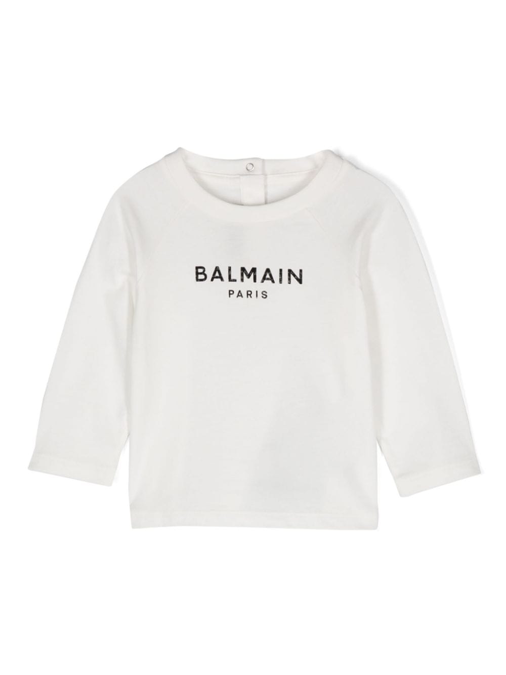 Balmain Kids raised-logo cotton T-shirt - White von Balmain Kids