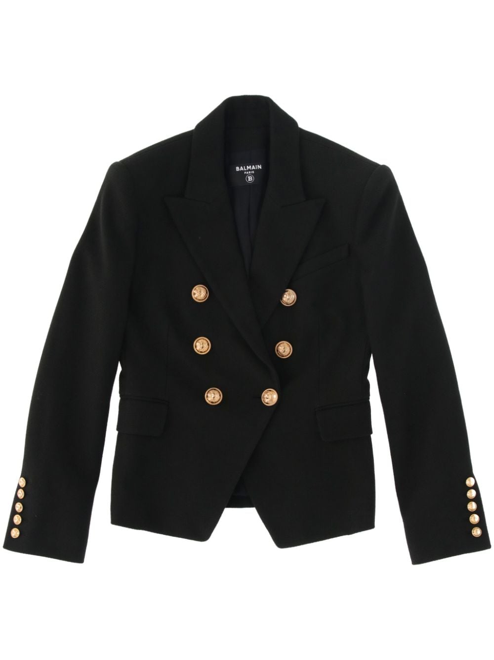 Balmain Pre-Owned 2000s double-breasted blazer - Black