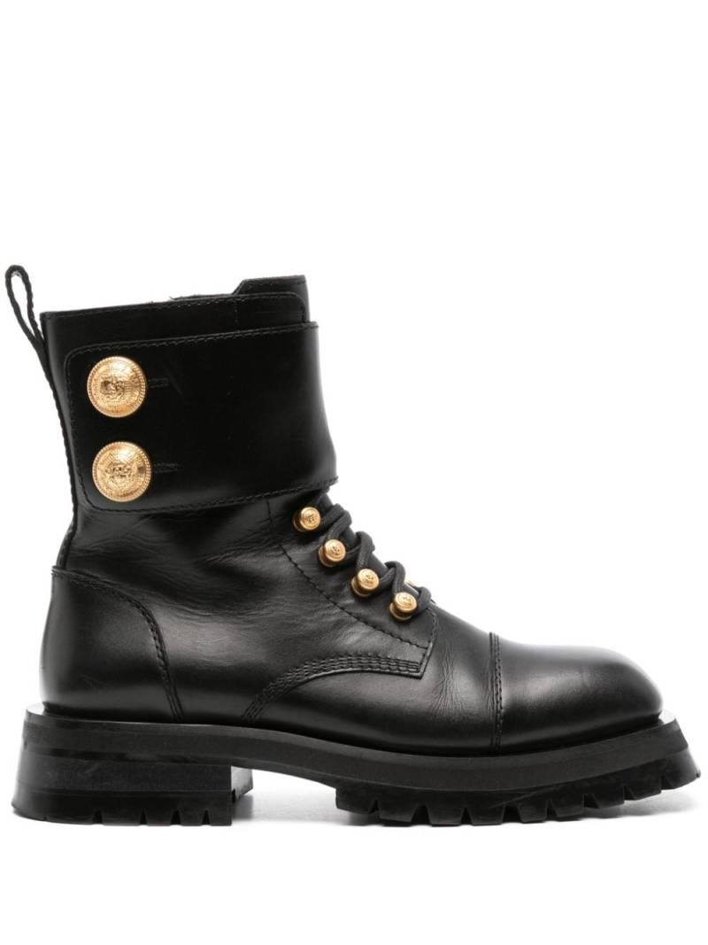 Balmain Pre-Owned Ranger Army combat boots - Black von Balmain Pre-Owned