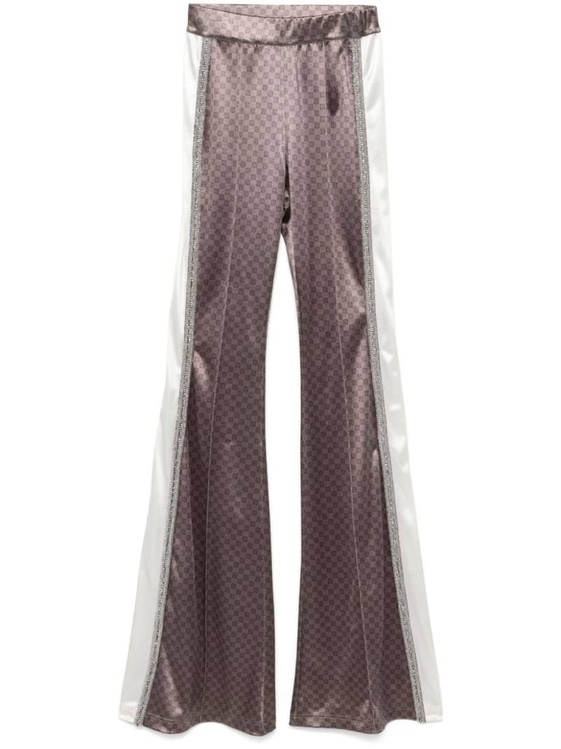 Balmain Pre-Owned monogram-print trousers - Grey von Balmain Pre-Owned