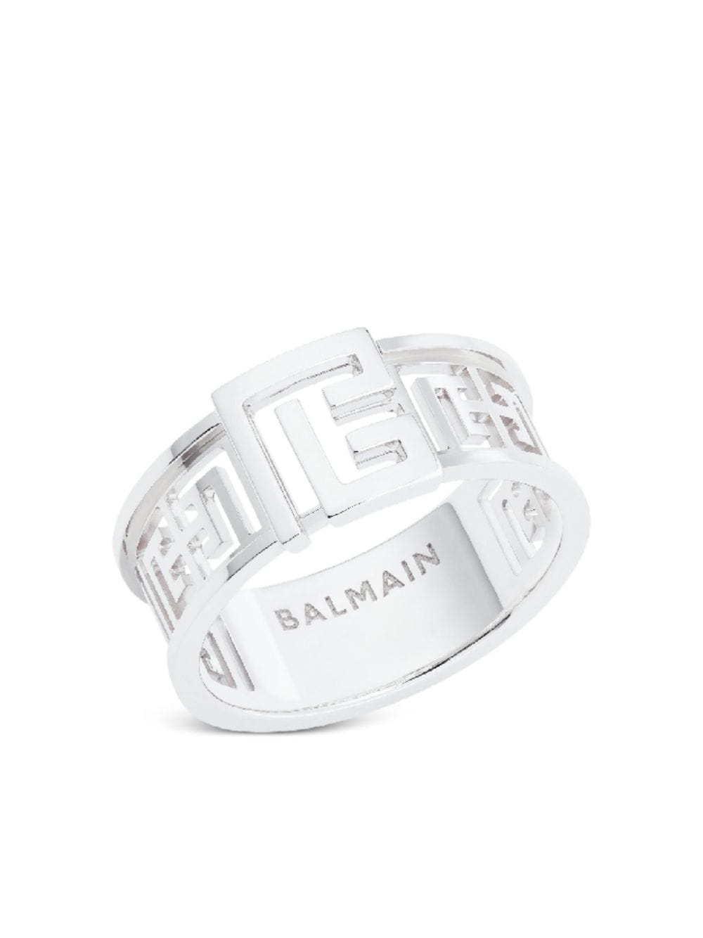 Balmain 18kt white gold Labyrinth Frieze ring - Silver von Balmain