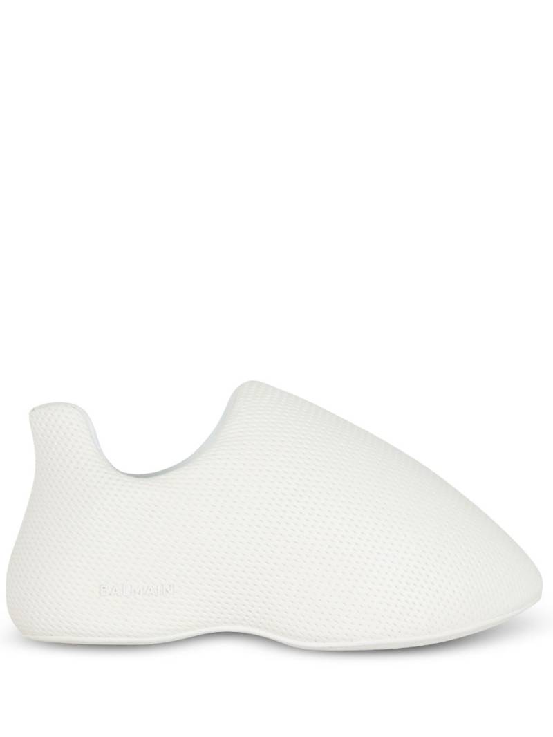 Balmain B-Cloud leather sneakers - White von Balmain