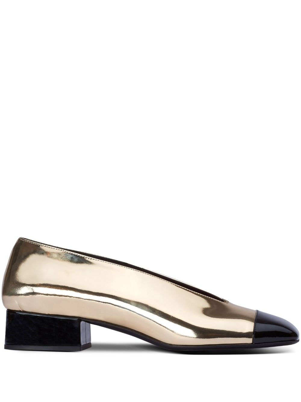 Balmain Eden patent leather pumps - Gold von Balmain