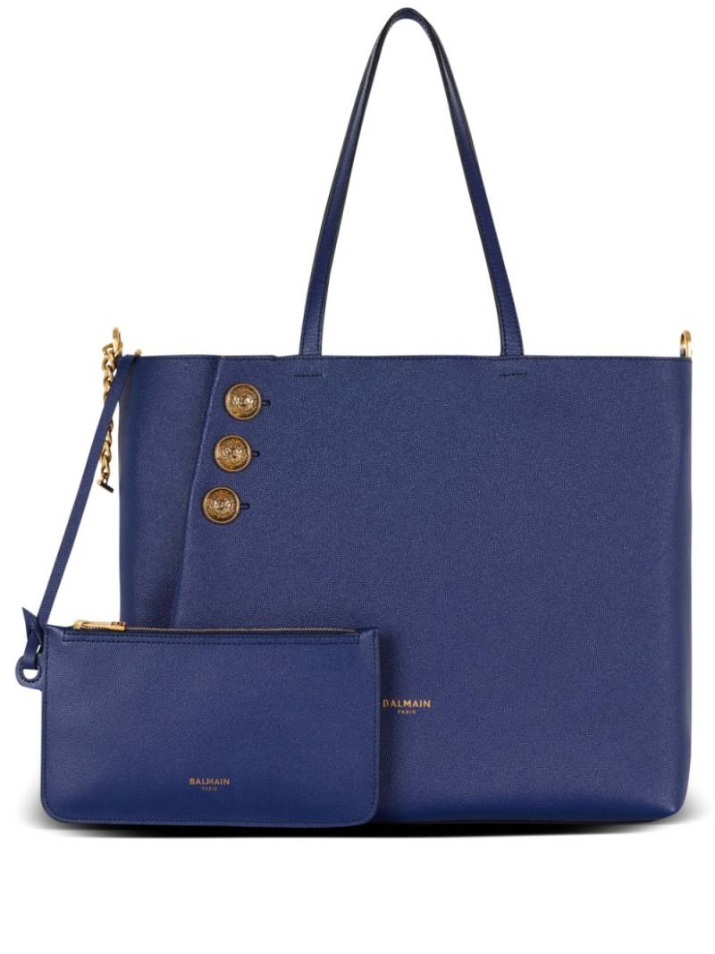 Balmain Emblème tote bag - Blue von Balmain