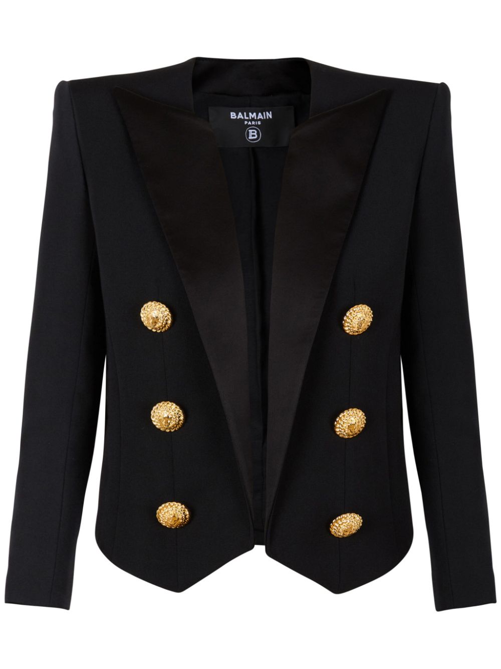 Balmain Grain De Poudre blazer - Black von Balmain