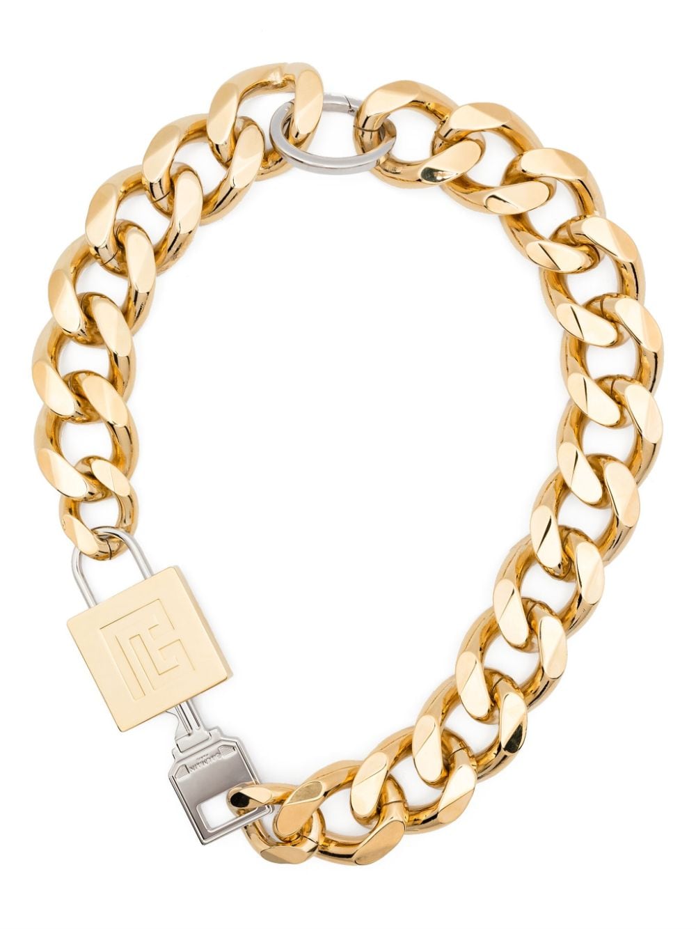Balmain Key&Lock chain necklace - Gold