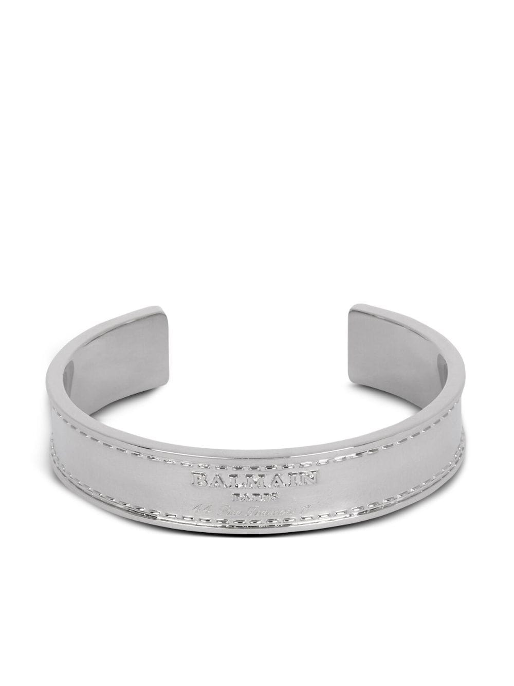 Balmain Signature open-cuff bracelet - Silver von Balmain