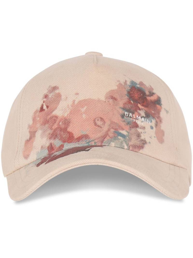 Balmain Sky-printed cap - Neutrals von Balmain