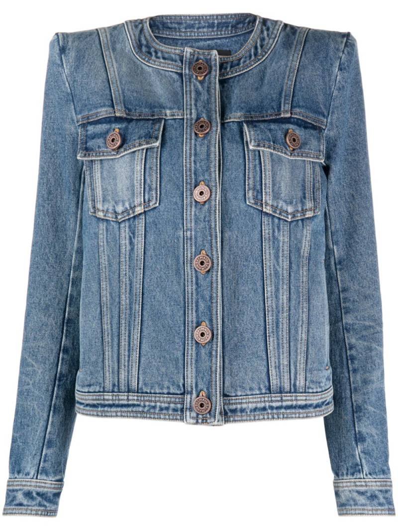 Balmain denim trucker jacket - Blue von Balmain