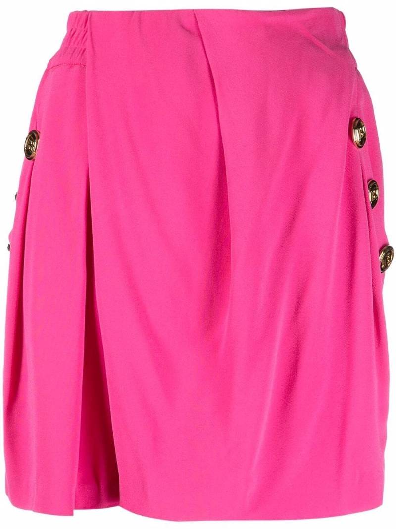 Balmain draped crepe shorts - Pink von Balmain