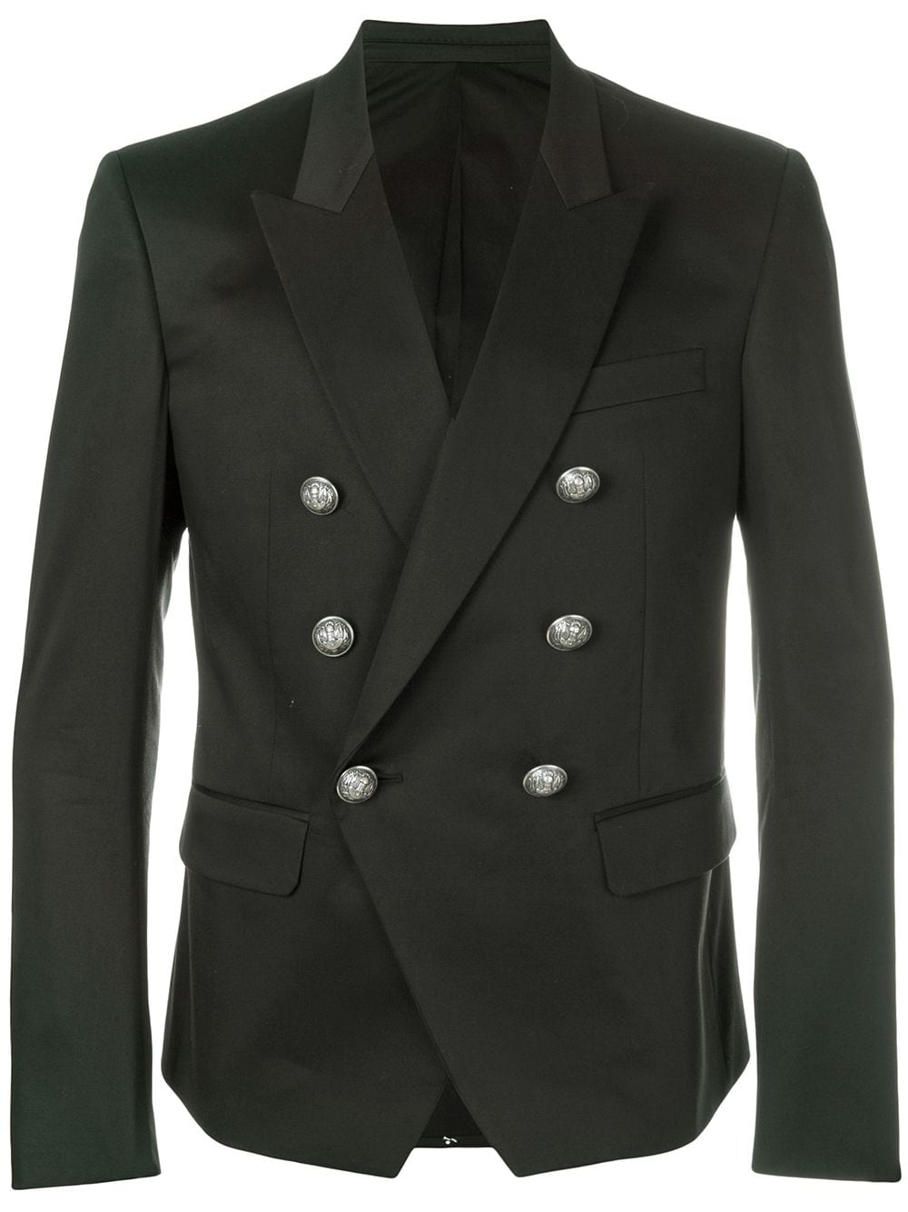 Balmain double-breasted blazer - Black von Balmain