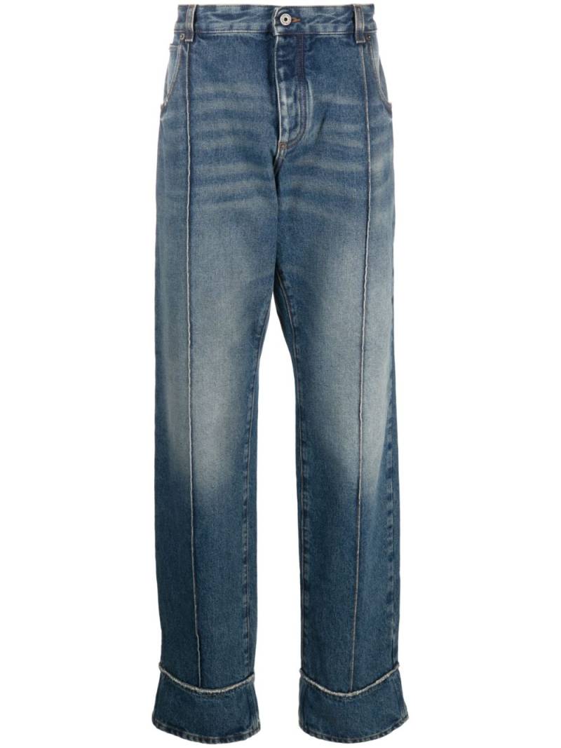 Balmain faded straight-leg jeans - Blue von Balmain