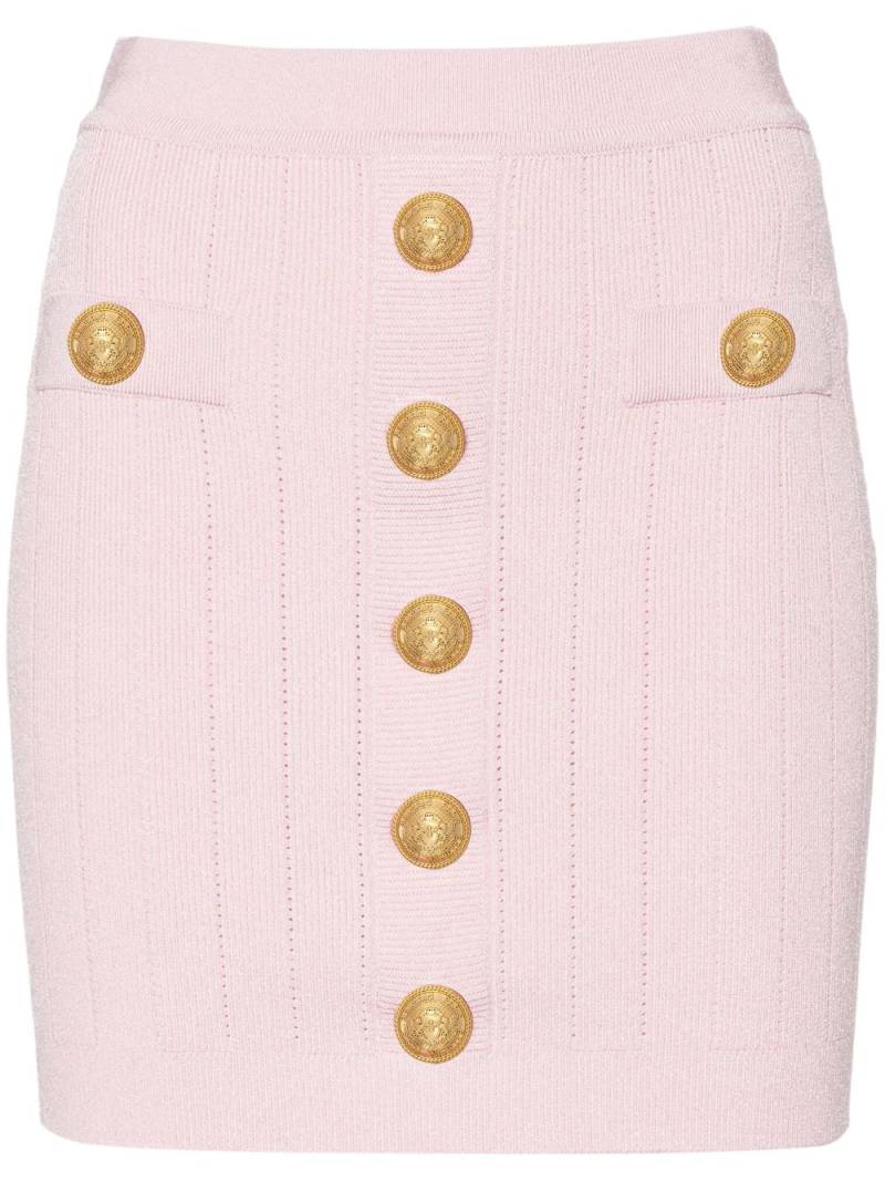 Balmain high-waist miniskirt - Pink von Balmain