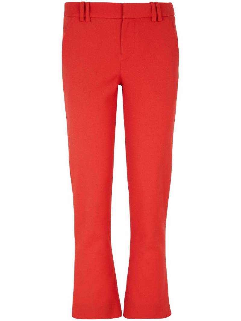 Balmain hook-fastening flared cropped trousers von Balmain