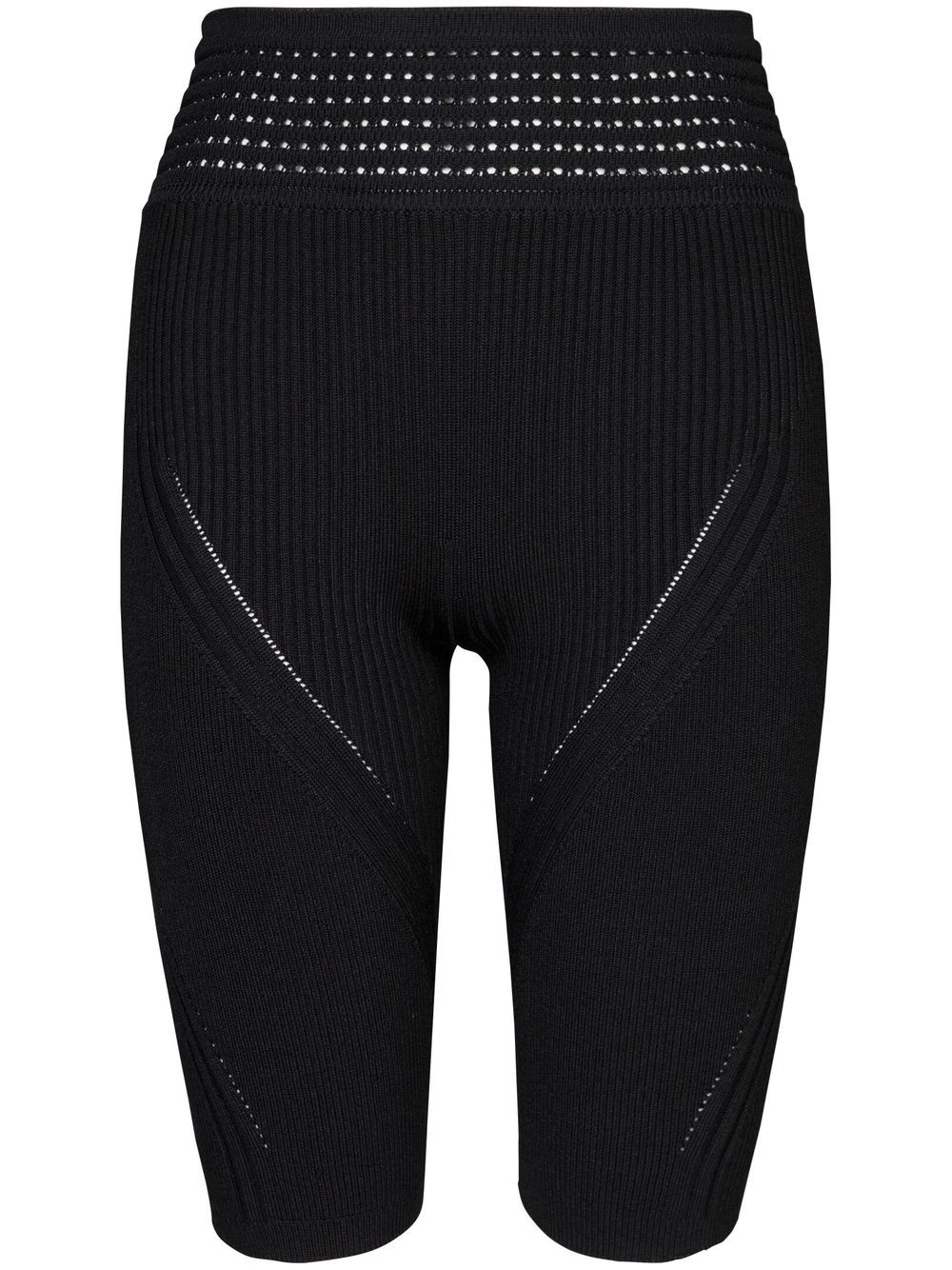 Balmain knee-length cycling shorts - Black von Balmain